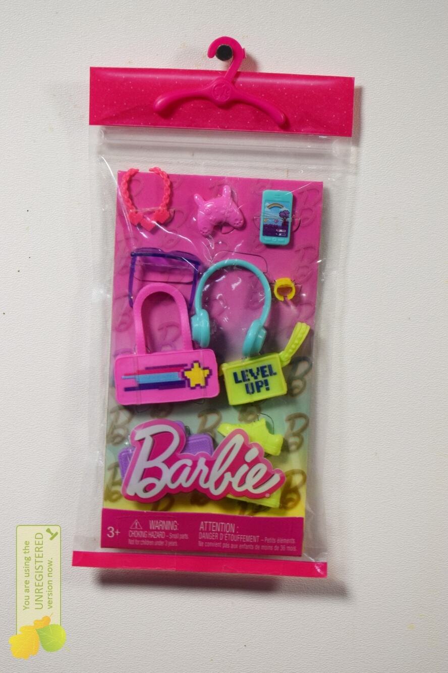 Barbie Level Up Gaming Accessory Pack 10 Piece